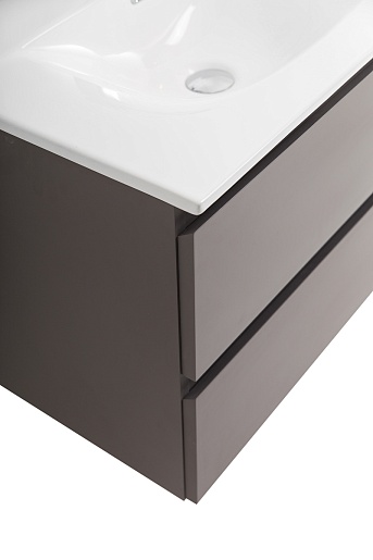 BelBagno Тумба с раковиной Kraft 39-70 подвесная Темно-Серый матовый с раковиной BB-8099-3-70 – картинка-5